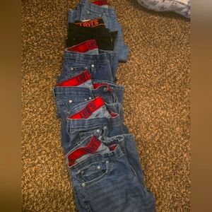 6 pairs of boys levi size 16